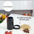 Black Glass Airtight Storage Container Jar 150ml with UV Protection for Spice Coffee...