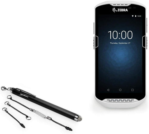 Stylus Pen for Zebra TC52 (Stylus Pen by BoxWave) - EverTouch Capacitive Stylus, Fiber Tip Capacitive Stylus Pen for Zebra TC52 - Jet Black......
