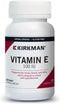 Kirkman Vitamin E 100 IU - Hypoallergenic || 100 Vegetarian Capsules || Supports Immune System || Gluten Free || Casein Free || Soy-Free...