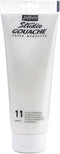 PEBEO Studio Gouache Fluid Paint, Velvet Matte Formula, 220 ml Bottle - Permanent White...
