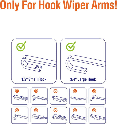 Wiper Blades 24" + 24" Automotive Replacement Windshield Wiper Blades for My Car Premium All-Seasons OE Quality Wipers for front windshield(Set of...
