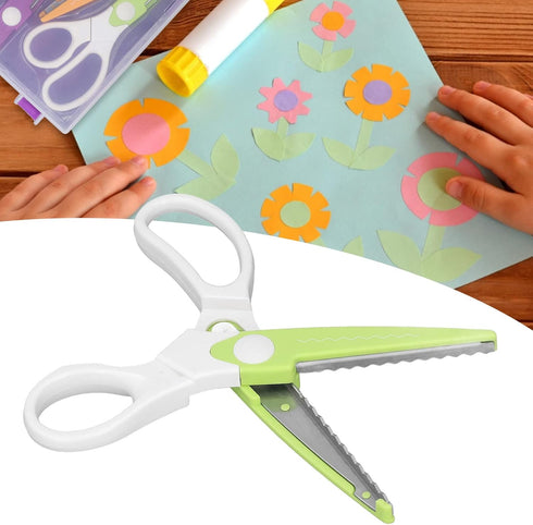 TOPINCN Scrapbook Scissors Craft Scissors Decorative Edge, Crafting Scissors for Teacher Student Supplies Scissors Cutting Tools...