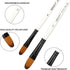 Dainayw 12 PCS Filbert Paint Brushes Set, Artist Brush for Acrylic Oil Watercolor Gouache Artist Professional Painting Kits with Synthetic Nylon T...