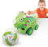 Interactive Dinosaur Toy Car, Electronic Dinosaur Car with Smart Follow Ball and Gesture Control, Rechargeable, Dino Toys for 3 Year Old Boys Girl...