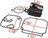 18-7768 Carburetor Repair Kit Replacement for 40-50HP 2-Stroke Outboards Carburetor Replaces 6H4-W0093-03-00 6H4-W0093-02-00 Sierra...