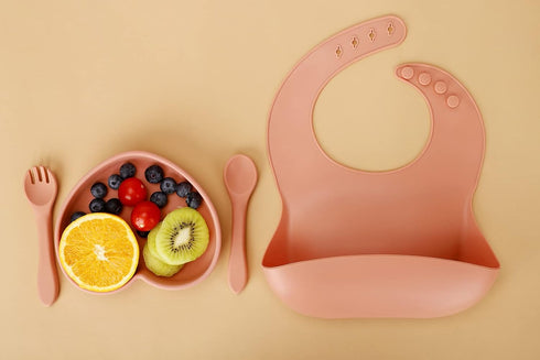 Suction Plate, Socub Silicone Plate for Baby and Toddler, Unbreakable Non-Slip Kids Plates with Spoon and Fork, BPA Free, Dishwasher and Microwave...