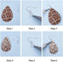 SUNNYCLUE 66Pcs DIY Make 6 Pairs Faux Leather Charms Double Layered Teardrop Drop Charm Dangle Bohemian Earring Making Starter Kit Leopard Print B...