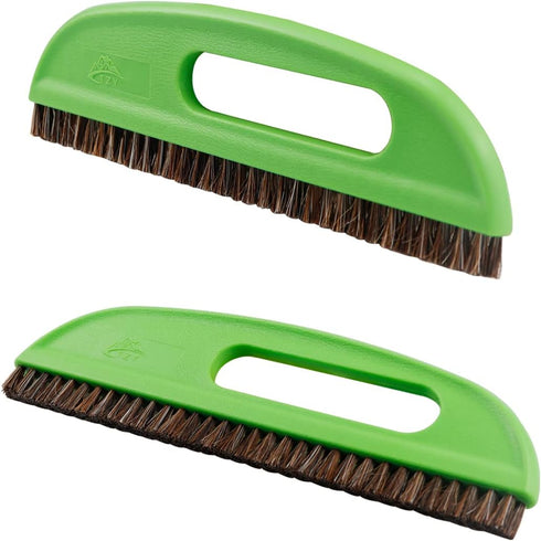 Horse Hair Wallpaper Brush, Two Rows of Short Hair Wallpaper Tools Multipurpose Wallpaper Smoothing Brush Hangable Wallpaper Construction Tools (G...