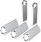 ABLAZE 8GB Flash Drive 5 Pack, Metal USB 2.0 Thumb Drives with Keychains USB Stick Pendrive (Sliver)...