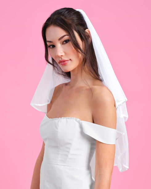 xo, Fetti Bridal Veil | Bachelorette Party Decorations, Bride To Be Gift, Bridal Shower, Wedding...