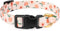 Handmade Dog Collar for Small Medium Large Dogs,White Peach with Pendant Fall and Winter Fashions Dog Collar,Ideal for Girl Dogs Boy Dogs (Small)...