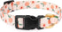 Handmade Dog Collar for Small Medium Large Dogs,White Peach with Pendant Fall and Winter Fashions Dog Collar,Ideal for Girl Dogs Boy Dogs (Small)...