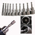 Utoolmart 1/4" Quick-Change Hex Shank 14mm Nut Setter Driver Drill Bit, 150mm Length, Metric No-magnetic 1 Pcs...
