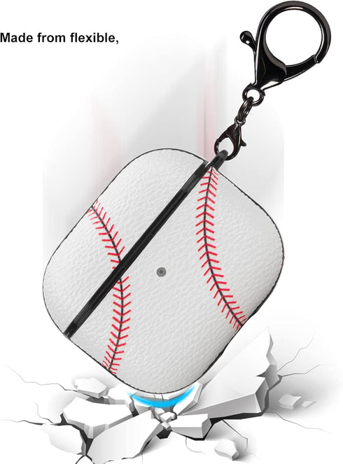 Case for Airpods 3 2021,for Airpods 3 Skin Accessories Sport Pattern for Airpods 3 Cover Leather Charging Case for Airpods 3 2021, Baseball...