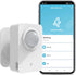 Wifi Smart Motion Sensor: Indoor PIR Motion Detector, Free App Alert, Tuya App Remote Monitor, USB & Battery Dual Power Supply, Infrared Wireless ...