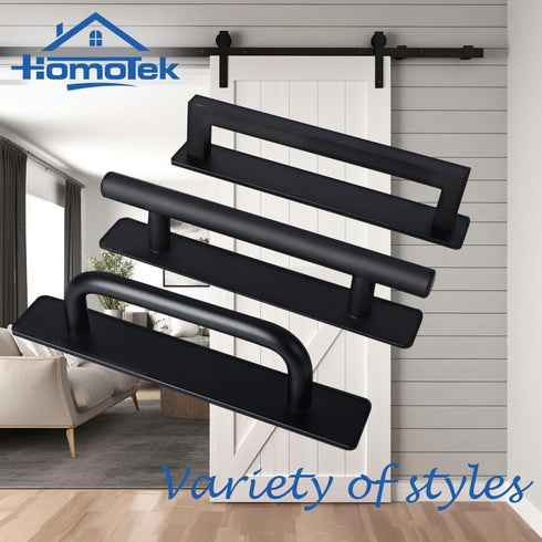 HOMOTEK 4 Pack Self-Adhesive Sliding Closet Door Handles Instant Self-Stick Cabinet Drawer Handles, Stick-On Kitchen Cabinet Pulls Furniture Handl...