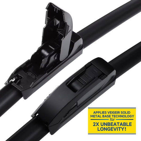 22inch - 2 Pack Windshield Wiper Blades for My Car Universal J/U Hook Front OEM Quality Automotive Replacement Blades 22inch - 2 Pack...