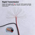 Halokny DC Power Pigtails Cable, 1 Pairs 14AWG DC5.5x2.1mm 12V 5A Male & Female Connectors Power Single Ended Extension Cable for CCTV Security Ca...