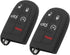 Silicone Key Fob Cover Fit for Jeep Grand Cherokee Renegade Compass Dodge Challenger Charger Dart Durango Chrysler 200 300 | Car Accessories | Rem...