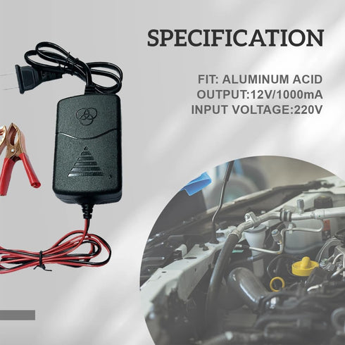 Battery Trickle Charger, 12V Lead Acid Automotive Charger, Lead Acid Charger Battery Chargers Smart Battery, Sealed Lead Acid Battery Charger, SLA...
