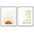 Sun Rise Art, You Are My Sunshine, Kid Room Wall Decor, Boho Sun Wall Art, Minimalist Art, Boho Art Print, Modern Art, Sun Print, Set of 2 Prints ...