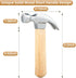 Hammer, Claw Hammer with Wood Handle and Steel Hammer Head, 8 OZ Small Hammer for House & DIY...