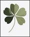 Posterizer 1 pcs-minimalist four-leaf clover sweet design poster 4-Floral & Botanical Art- Gift for Men Women Entrepreneur Teens -Chic Home Decor-...