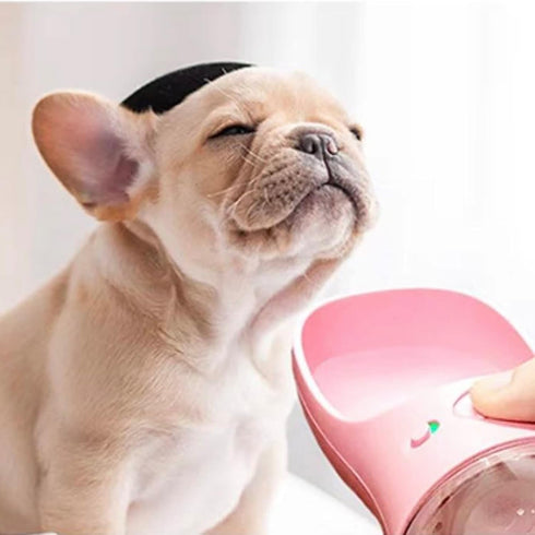 Dog Travel Water Bottle,Portable Dog Water Bottle Pet Drinking Bottle Drink Cup Dispenser for Walking Traveling Hiking, Multifunctional Outdoor Wa...
