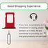for iPhone 11 Red SIM Card Tray Holder Replacement Single SIM Version for iPhone11 Card Slot with Waterproof Rubber Ring Repair Fix Kit Card Remov...
