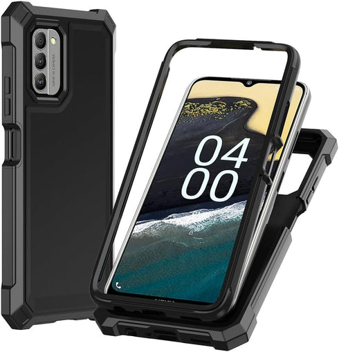 for Nokia C300 Case/Nokia G100 Case with Screen Protector,Nokia C300 Phone Case N155DL Front Back Full Body Protection,Nokia G100 N150DL Phone Cas...
