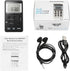 AM FM Radio,Mini Portable Pocket Radio Receiver with Earphone,Rechargeable Battery for Walk/Jogging/Gym/Camping (Black)......