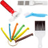 5 Piece Air Conditioner Fin Cleaner Set: Includes 3 Fin Straightening Combs and 2 Coil Cleaning Brushes - Perfect for Air Conditioner, Refrigerato...