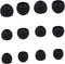 ALXCD Eartips for T10 Earbuds, S/M/L 6 Pairs Replacement Silicone Earbud Tips, Fit for Senso Anker T10 Headphone, Black......