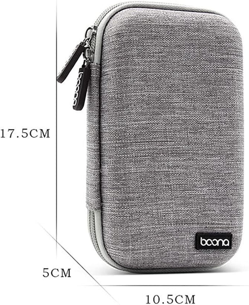 Hard Shell Diabetic Supplies Bag Carrying Case Organizer For Diabetes Testing Kit, Blood Glucose Monitor Kit with Meter, Blood Sugar Test Strips, ...