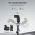 NEEWER Camera Flash Bracket H-Type Mount with Umbrella Softbox Holder, 180° Swivel Adjustable Metal Light Stand Adapter with 1/4" to 3/8" Screw Ad...
