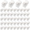 50Pcs Self Adhesive Clips, Plastic Sticky Clips Spring Clips, Photo Clips Clear Wall Tapestry Clips for Posters Photos Paper Document, Clear...