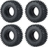4PCS 1.0" Crawler Tires Rubber Wheel Tires for 1/24 Axial SCX24 90081 AXI00001 AXI00002 AXI00005 AXI00006 RC Crawler Car (54mm)...
