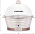 Chefman Electric Egg Cooker Boiler, Rapid Poacher, Food & Vegetable Steamer, Quickly Makes Up To 6, Hard, Medium or Soft Boiled, Poaching/Omelet T...