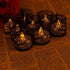 50 Pack Flameless Tea Light Candle Holder Set for LED Tealight Candles (Not Included) ?Balck?...