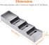 Lifewit Compact Flatware Drawer Organizer, Narrow Silverware Tray for Kitchen Drawers, Plastic Cutlery Holder for Spoons, Forks and Knives, Utensi...