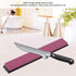 Knife Sharpening Stone, 3000# Sharpening Stone Whetstone Kitchen Knife Sharpener Polishing Grinding Tools with Base Ruby...