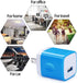 Charging Block Plug, 1A/5V 3-Pack USB Wall Charger Power Adapter Cube Brick Head Box for iPhone 15/14/13/12/11 Pro Max,15/14/13/12/11/Xs/XR/X/8/7/...