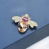Lovely Crystal Bumble Honey Bee Insect Brooch Pins Collar Pin Lapel Pin Costume Jewelry for Women...