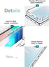 KIOMY Clear Case for Samsung Galaxy S10E, Shockproof Bumper Protective Cover with Airbags Corners Hybrid Design Hard PC Back with Flexible TPU Fra...