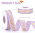 Purple Ribbon Happy Birthday Ribbon for Flower Bouquet 1 Inch 25 Yards Black Ribbon for Cakes Birthday Banner for Flower Bouquet Ribbon...