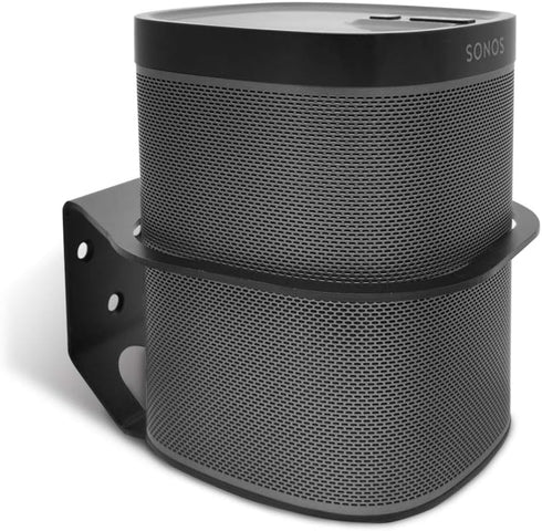 Wall Mount Bracket Compatible Sonos One and Sonos Play 1, Sturdy Metal Made Mount Stand Holder Compatible Both Sonos One and Play 1 Smart Speaker ...