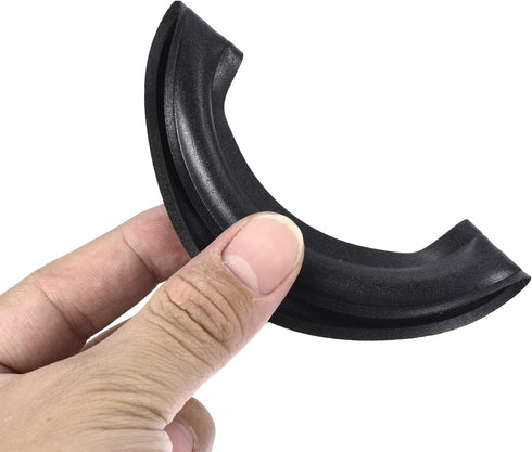 MECCANIXITY Rubber Speaker Foam Edge Surround Rings 4 Inch 63mm x 98mm Perforated Subwoofer Rings Replacement Parts for Speaker Repair or DIY Blac...