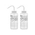 EISCO 2PK Chemical Wash Bottle, Blank Labels, 1000ml - Wide Mouth, Self Venting, Low Density Polyethylene - Performance Plastics Labs...