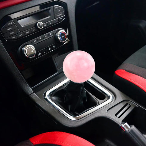 Arenbel Car Shifter Ball Racing Stick Shift Knob Gear Lever Handle Fit Most Manual Automatic Vehicles, Pink...