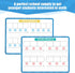Phonemic Awareness Dry Erase Board,9" x 12" Double Sided Syllable Small Whiteboard,Speech Games, Letter Sound,Science Reading Manipulative,Prescho...